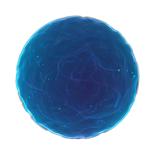 blue sphere