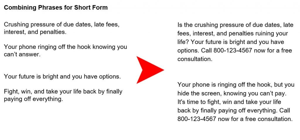Combining Phrases for Short Form Ad Copy - Haptics Technomy