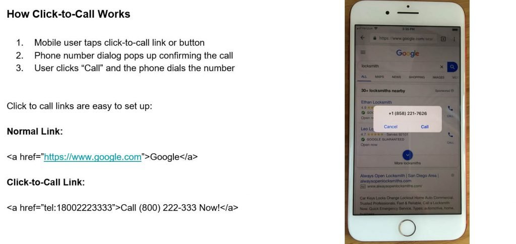How Mobile Click-to-Call Advertising Works