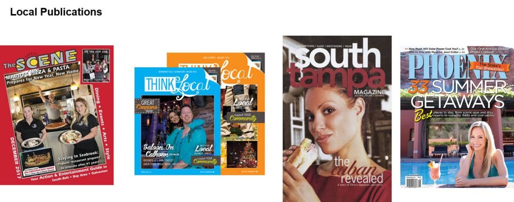 Local publication examples